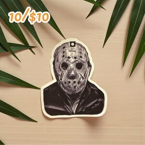 Jason Voorhees Sketch-Style Sticker – 2 1/2” Matte